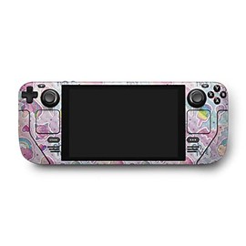 MightySkins Carbon Fiber Skin Compatible with Valve Steam Deck - Unicorn Popsicle | Protective, Durable Textured Carbon Fiber Finish | Easy to Apply, Remove, and Change Styles | Made in The USA