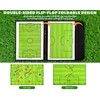 YCConcept Magnetic Soccer Coaching Board Tactical Clipboard Kit with Dry