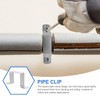 OSALADI 4PCS Square Tube Rest Clamps, 2X2" Stainless Steel Square
