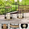 Lumeavetra Rustic Farmhouse Decorative Lantern Set of 2, Boho Lanterns