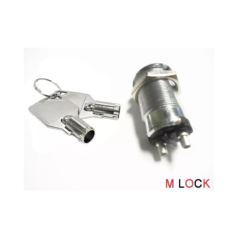 M LOCK LOT OF 2 Electronic Tubular Key Switch Lock