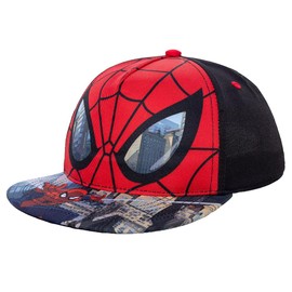 Gifts Treat Boys Baseball Cap, Cool Spider Cap for Kids, Breathable Kids Adjustable Snapback Cap for Outdoor Travel Hiking,4-7 Years