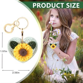 BORKUANA PU Leather Keychain holder Protective Case Compatible with AirTag