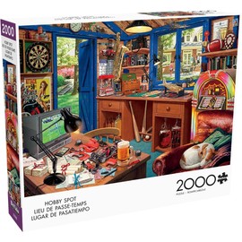 Buffalo Games - Steve Read - Hobby Spot - 2000 Piece Jigsaw Puzzle for Adults -Challenging Puzzle Perfect for Game Nights - Finished Size is 38.50 x 26.50