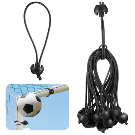 20 Pcs Soccer Bungee Cords - 5.9 Inch Bungee Straps with Balls for Soccer Training & Camping