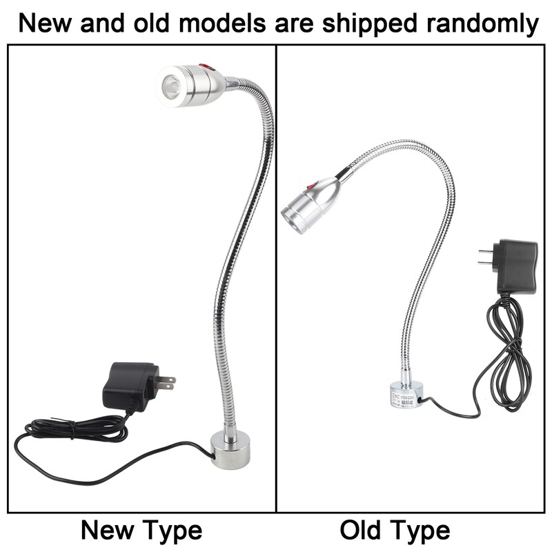 3W LED Flexible Gooseneck Lamp Work Desk Light for Machine
