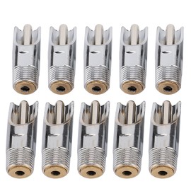 10Pcs Metal Duck Mouth Style Pig Waterer Pig Drinker Livestock Farm Accessories Supplies(Mouth Style Pig Waterer )