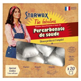 STARWAX FABULOUS Sodium Percarbonate Single Doses 20 x 20 g