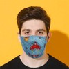 Puckator Reusable Face Covering-Non Medical Large Size Twin Pack (Game