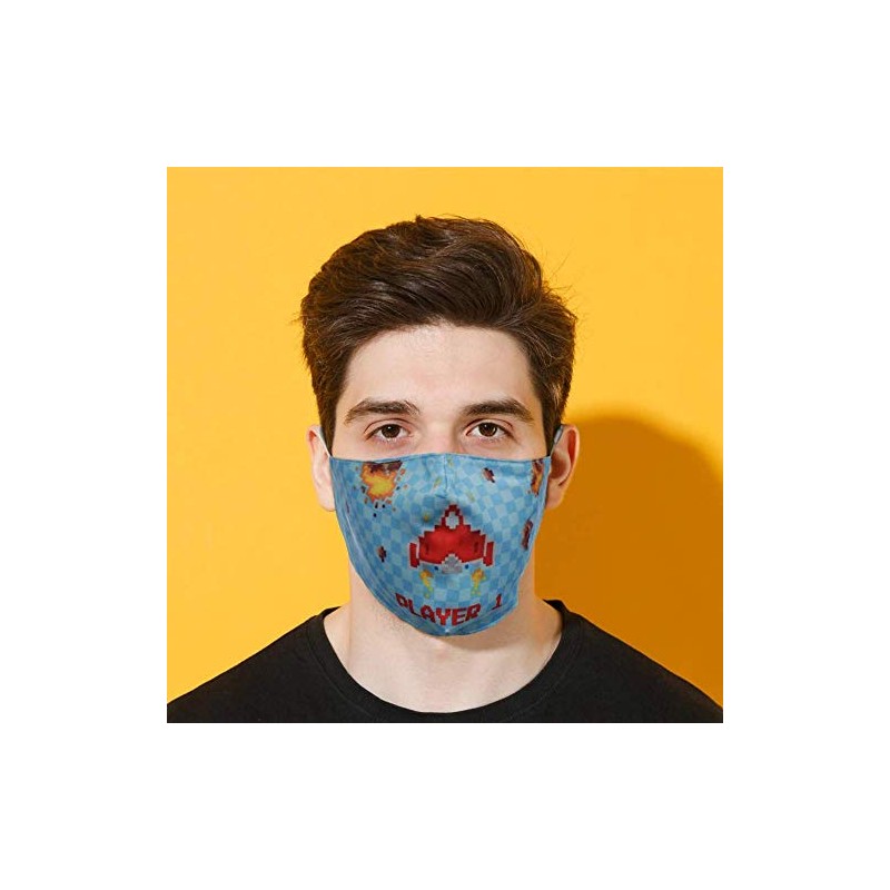 Puckator Reusable Face Covering-Non Medical Large Size Twin Pack (Game