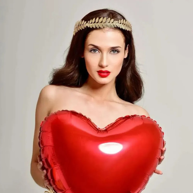 Corona Dorada de Diosa Griega Solkatt para Mujer, Diadema Elegante