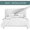 DUJUIKE Bed Head Board Slipcover, Stretch Bed Headboard Cover, Dustproof