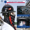 PerldVerge Full Brim Hard Hats Construction OSHA Approved with Visor