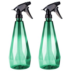 Jjkygmw Plastic Spray Bottle Set - 33.8oz 2 Pack, Mister Spray Bottle, Clean for Hair and Durable Nozzle for Plant Watering, Car Detailing, and More.