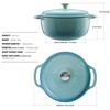 Mercer Culinary Enameled Cast Iron Round Dutch Oven, 6 qt.,