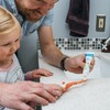 Dr. Brown's Toddler Toothbrush, Dinosaur, Green and Orange, 2-Pack