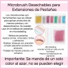 50 Pares Parches De Hidrogel 50cepillo Glitter 100microbrush