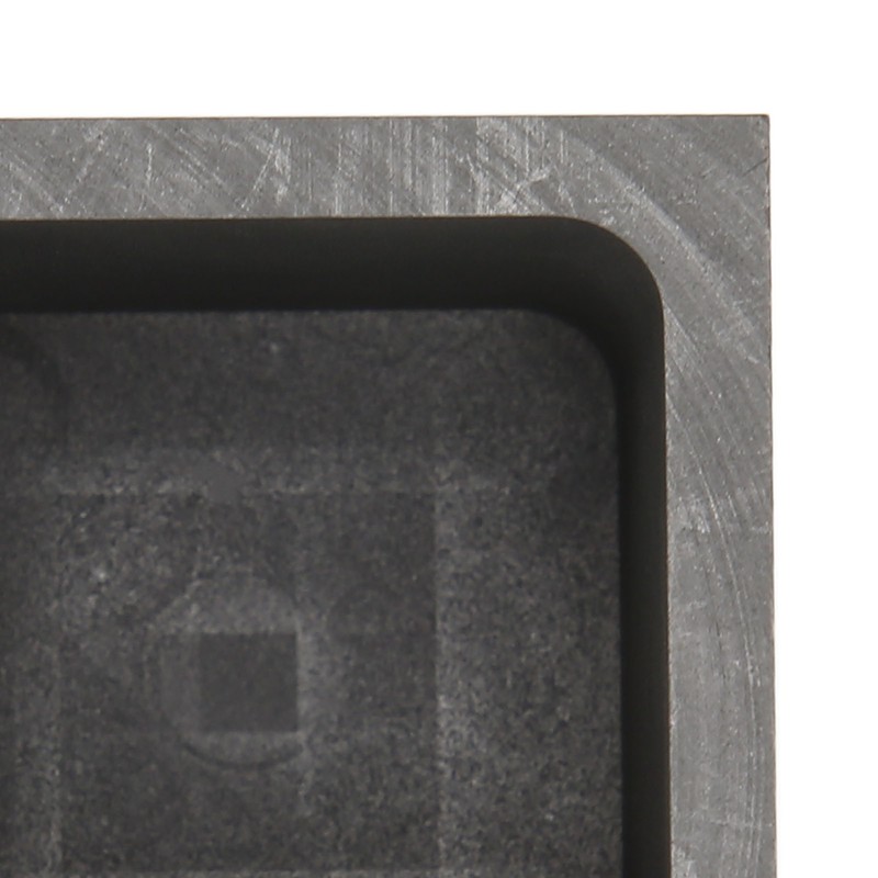 Graphite Crucible Squared Dense Graphite Sturdy Durable Corrosion Resistant Good