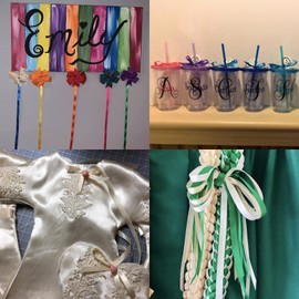 3mm Polyester Satin Ribbon 100 Yards for Gift Wrapping Crafts Gift Wrapping Balloons Bows Wedding Decorations