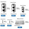 Pack of 60 Wire Rope Clamps, Bow Shape for Steel