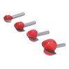 4Pcs Bowl Router Bit Ball Bearing Dish Carving CNC Milling