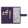 for Pixel 6A Zipper Wallet Case with Crossbody Wrist Strap