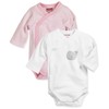 Schnizler Unisex Baby Bodysuits Whale Design - Pack of 2