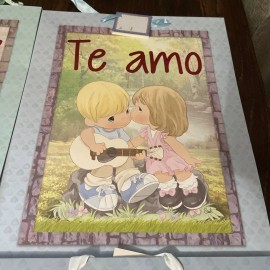 Precious Moments 6 PC Precious Moments Large 14x11x4.5" Gift Bag Assortment New Spanish