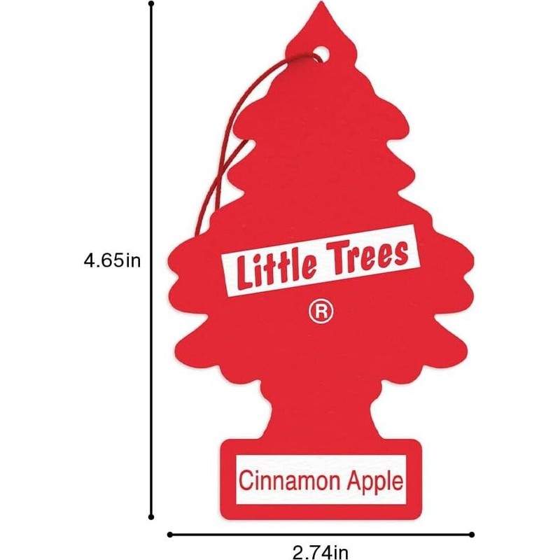 Car Freshner Trees 32038 Cinnamn Apple 3pk Little Tree