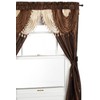 Regal Home Collections Amore Set para Ventana, con Cenefa Adjunta,