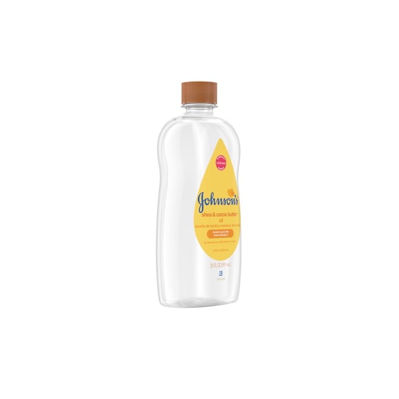 Johnson's Baby Oil With Shea & Cocoa Butter, 20 Fl.