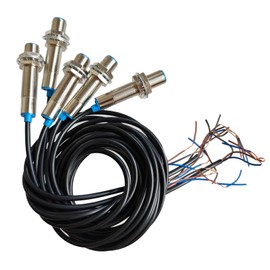 zpldAIAOSI Hall Effect Proximity Sensor, PNP NO, Magnetic Proximity Switch, Normally Open, NJK-5002A, 3 Wires, DC 6-36V, 5 Pcs
