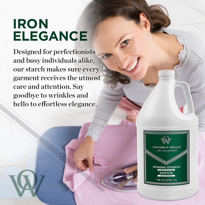 Oxford & Wells Premium Wrinkle Releaser Spray Starch - Ironing