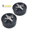 2Pcs Replacement Cross Pro Extractor Blade，Compatible with NutriBullet blender NB-201