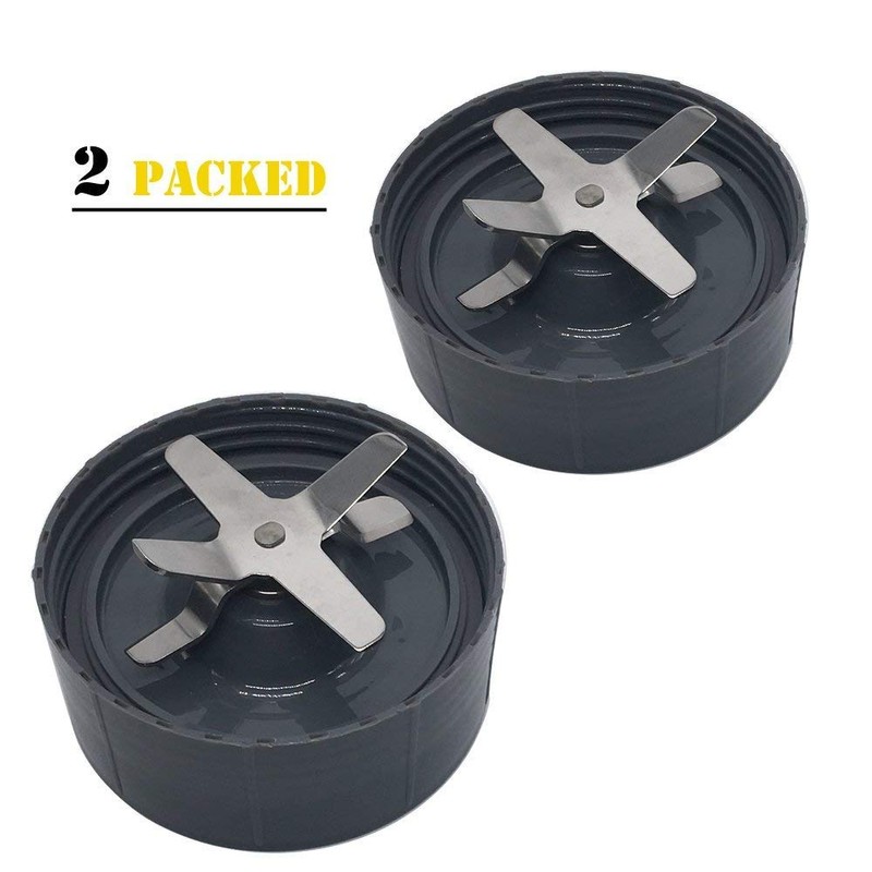 2Pcs Replacement Cross Pro Extractor Blade，Compatible with NutriBullet blender NB-201