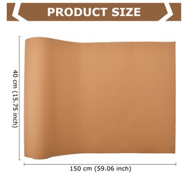 AuMoHall Leather Repair Patch Tape Roll, 15.75" x 59.06" Self Adhesive DIY Leather Repair Patch for Car Seat, Furniture, Sofa, Boat, Handbags (Warm Yellow)