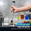 Lexenic Dual-End Heads Cocktail Muddler – Stainless Steel 32cm/12.6 Inch