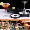 TonJin 1 Pack 3 Tier Bar Glass Rimmer for Margarita