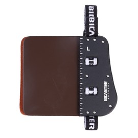 BICASTER SP3 Barebow Finger Tabs Cowhide Face+Aluminum Plate (Large, Right Handed)