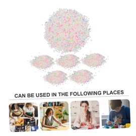 Kisangel 2pcs Bright Fluorescent Powder Luminous Glitter for Outdoor Indoor Decor Fish Tank Supply