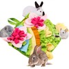 Abizoo Sniffing Rug Rabbit Sniffing Mat Guinea Pig Toy Intelligence