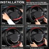 GIANT PANDA Steering Wheel Cover for Subaru Forester, Car Steering
