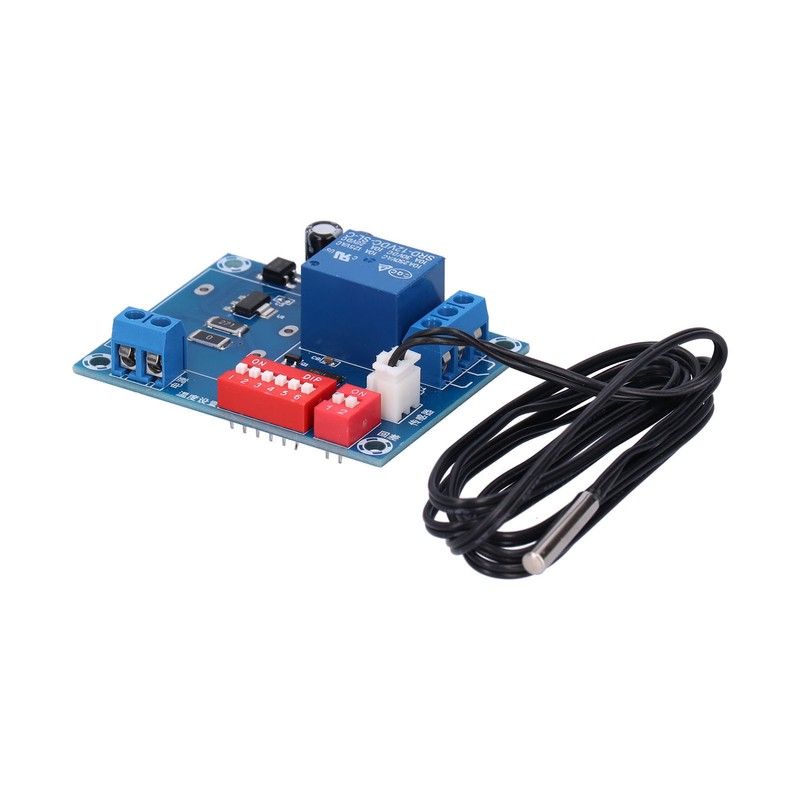 Temperature Control Switch Module Adjustable Dial Code Heating Cooling Thermostat