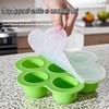 2 PCS Silicone Muffin Pans,Non-Stick Baking Pan 7 Cups Air