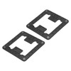 PATIKIL CPU Cooler Mounting Bracket Heatsink Backplate Sheet Plate Black