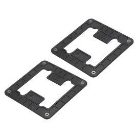PATIKIL CPU Cooler Mounting Bracket Heatsink Backplate Sheet Plate Black for 1700 Platform CPU Bracket Holder Pack of 2