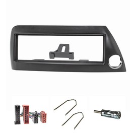 tomzz Audio 2415-016 Radio Fascia Set Compatible with Ford KA RBT Year 1996-2008 Black with Radio Adapter ISO Antenna Adapter ISO DIN Release Lever