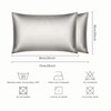 Satin Pillow Shams 2 Pcs Super Soft and Luxury Pillowcases