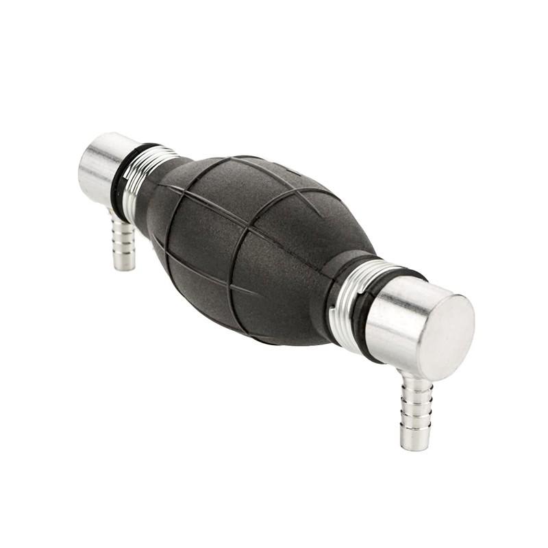 LST Hand Pump Fuel Pump Ball Aluminium Connections Right Angle