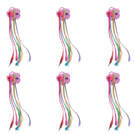 GXGM 36 Pack Hair Extensions Colorful Clips with Barrettes Hair Extensions for Girls Kids Hair Accessories Hair Bundles for Clip in Party Holiday Decoration Gifts